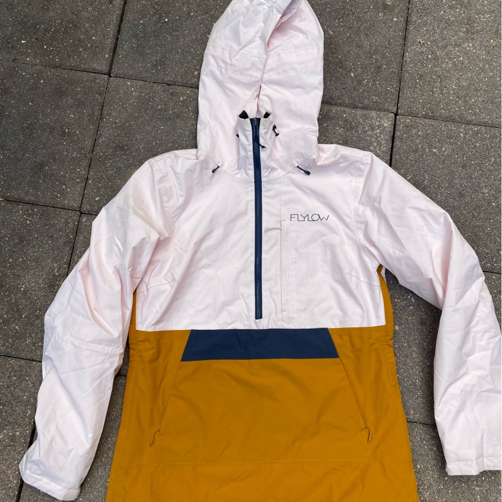 Flylow ‘Sarah Anorak’. Medium. Flamingo, Tan, Navy